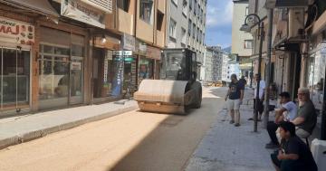 KUMRU ŞEHİR MERKEZİ ASFALTA HAZIRLANIYOR
