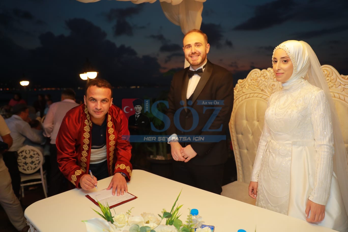 FATSA’YA FİLİSTİNLİ GELİN GELDİ