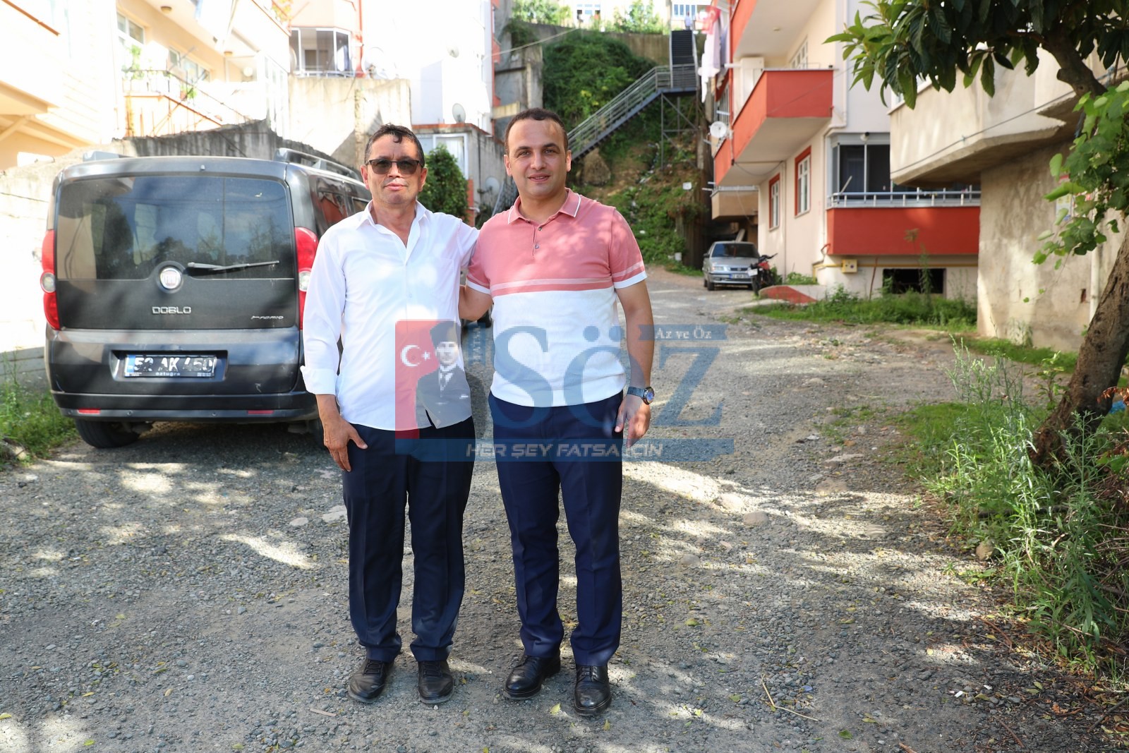 YAPILAN MERDİVEN VATANDAŞLARIN İŞİNİ KOLAYLAŞTIRDI