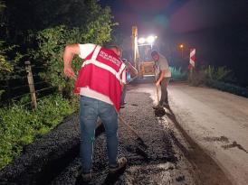 FATSA’DA YOL BAKIM VE ONARIM ÇALIŞMALARI DEVAM EDİYOR