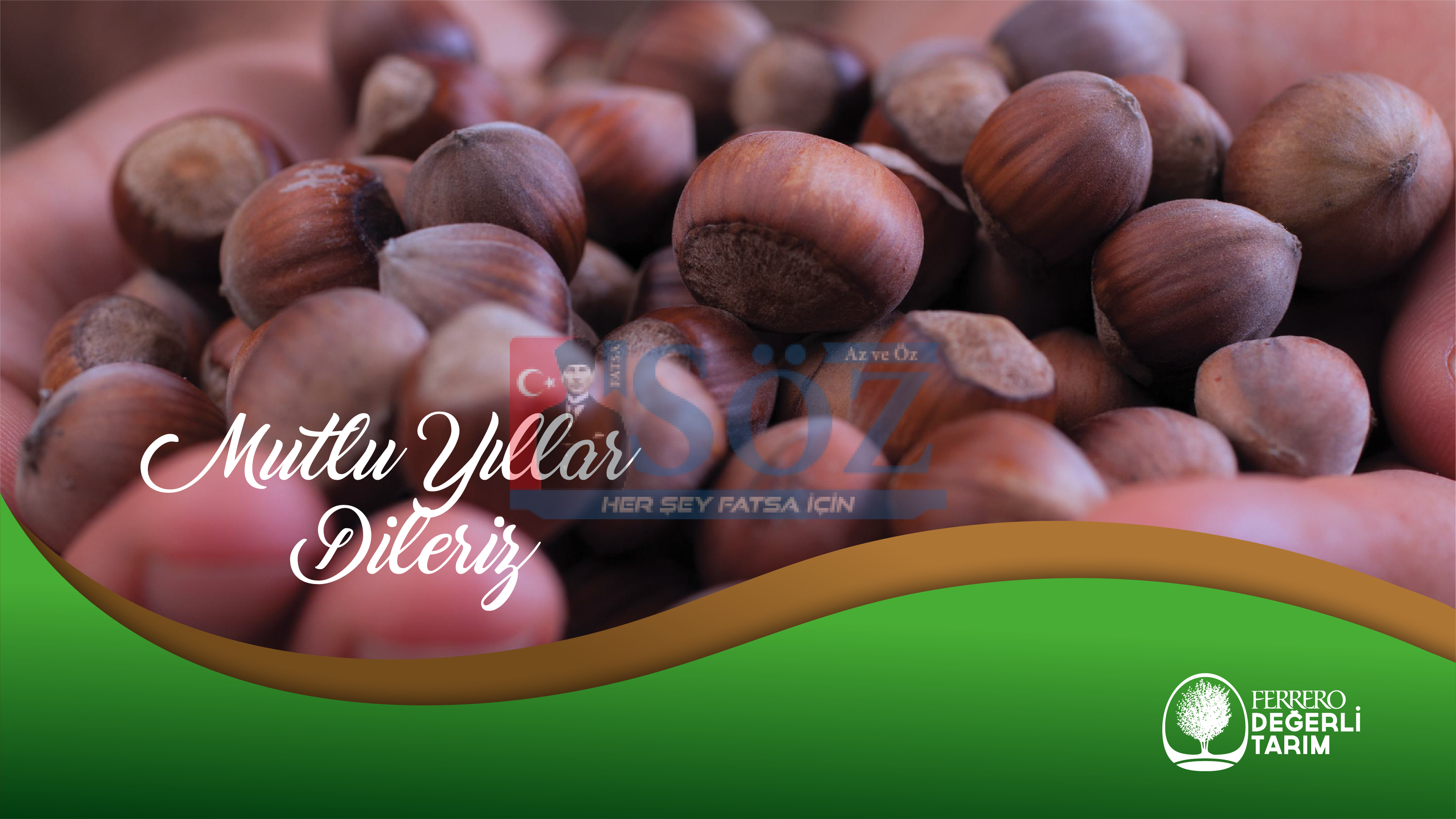 Ferrero Fındık Yılbaşı Kutlama İlanı