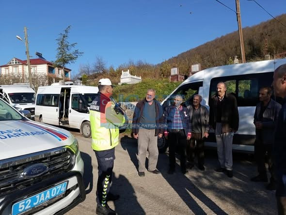 AYBASTI’DA OKUL SERVİSLERİNE SIKI DENETİM