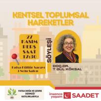 FATSA`DA KENTSEL TOPLUMSAL HAREKETLER SEMİNERİ