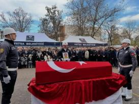 FATSA POLİS TEŞKİLATINDA HÜZÜNLÜ UĞURLAMA
