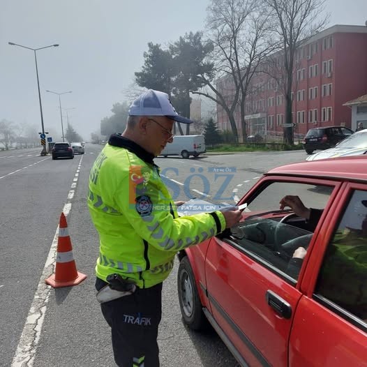 ORDU’DA TRAFİK DENETİMLERİNDE 1 HAFTADA 16 BİN ARAÇ KONTROL EDİLDİ