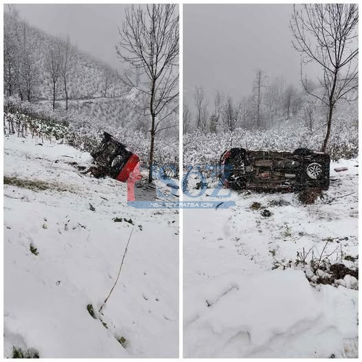 AYBASTI–GÖLKÖY YOLUNDA KAZA: 4 YARALI