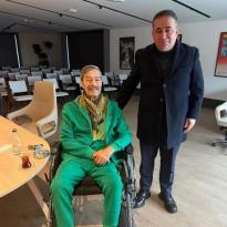 FATSALI ÜNLÜ SİNEMA SANATÇISI KADİR İNANIR , MEMLEKETİNE SELAM GÖNDERDİ