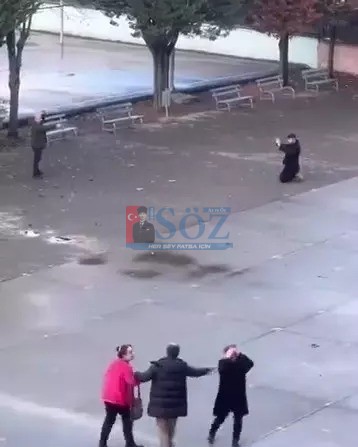 LİSE BAHÇESİNDE KORKU DOLU ANLAR: KIZINI RAHATSIZ EDEN GENCİ SİLAHLA REHİN ALDI