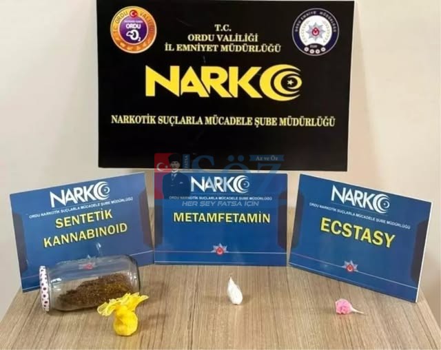 ORDU’DA UYUŞTURUCU OPERASYONU: 1 TUTUKLAMA