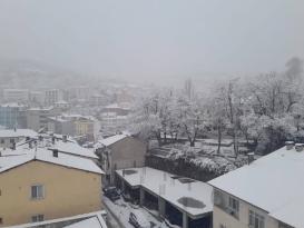 ORDU’NUN YÜKSEKLERİ KARLA KAPLANDI