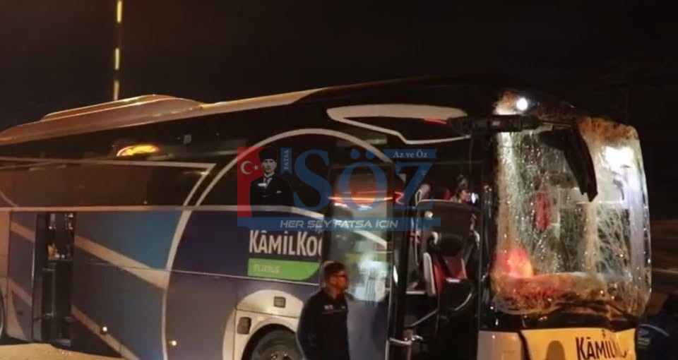 ÜNYE’DE OTOBÜS KAZASI:1 YAŞINDAKİ ÇOCUK YARALANDI