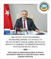 BAŞKAN AYHAN BAŞ’TAN YENİ YIL MESAJI