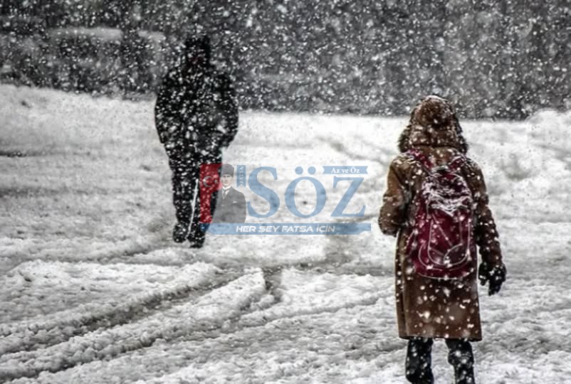 AYBASTI’DA EĞİTİME KAR ENGELİ