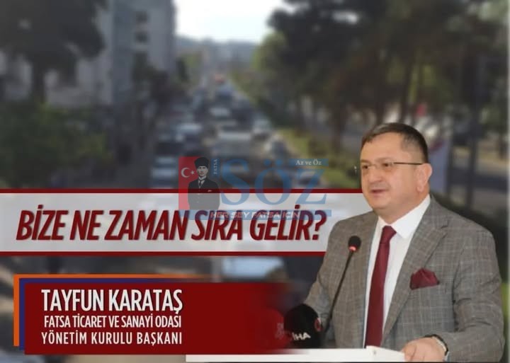 FATSO Başkanı Karataş’tan Fatsa Çevre Yolu Tepkisi**
