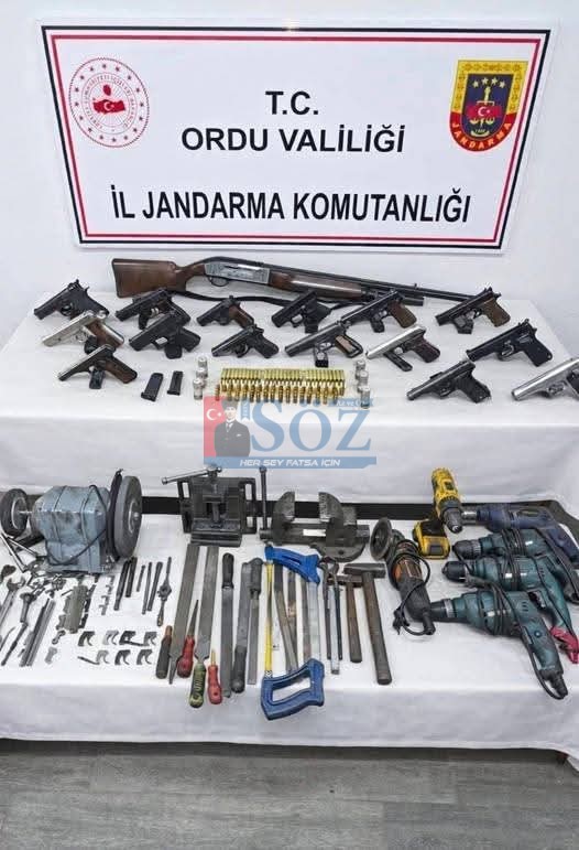 ORDU’DA YASADIŞI SİLAH OPERASYONU!