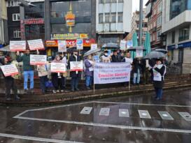 FATSA’DA EMEKLİLERİN EYLEMİNE SAADET PARTİSİ’NDEN DESTEK