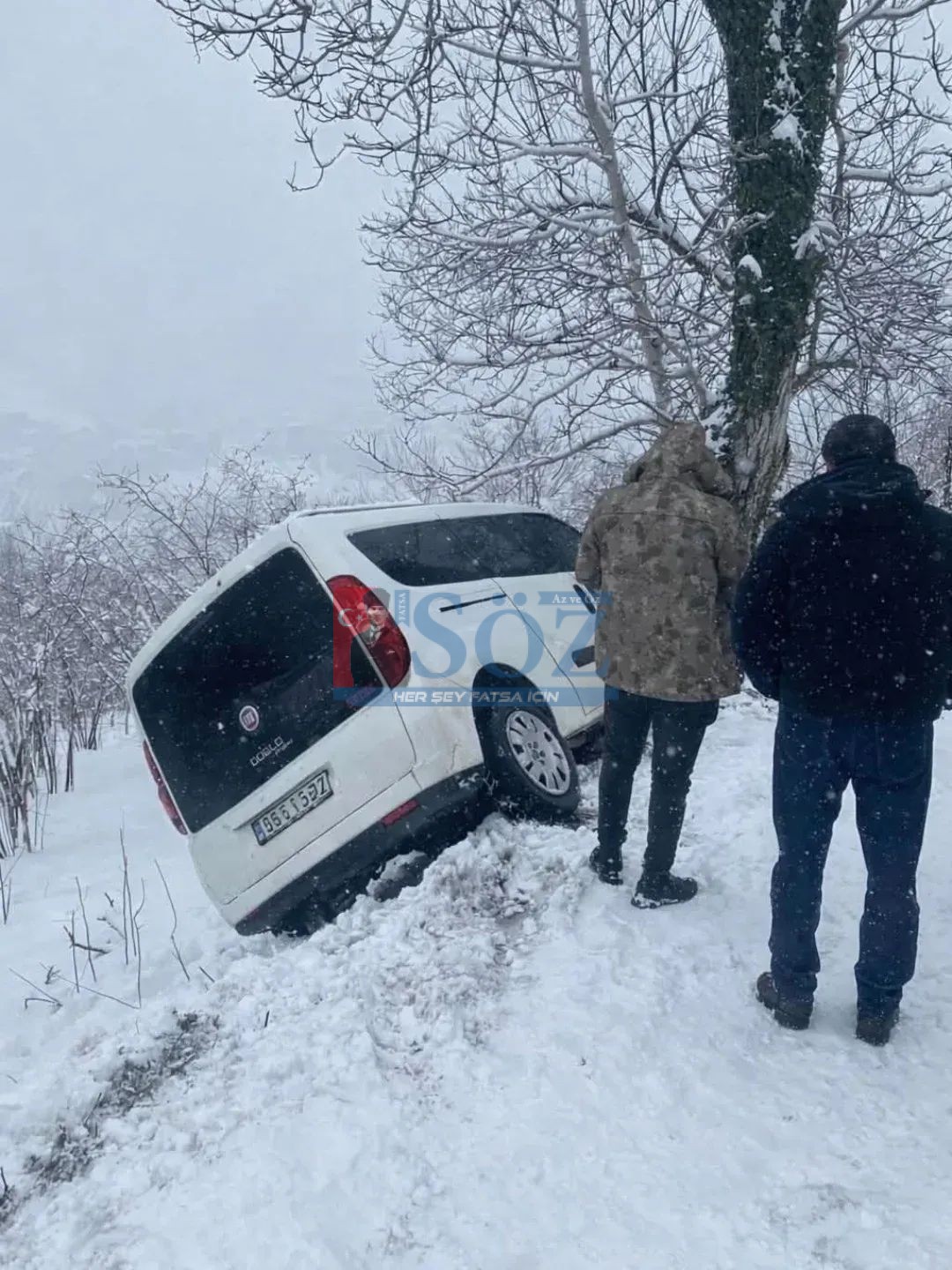 KUMRU–ÜNYE YOLUNDA KAR KAZAYA NEDEN OLDU