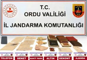 ORDU JANDARMASINDAN TEFECİLİK VE KAÇAKÇILIK OPERASYONU