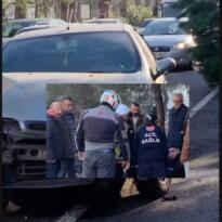 FATSA’DA KAZA : KONTROLDEN ÇIKAN OTOMOBİL AĞACA ÇARPTI, 1 YARALI