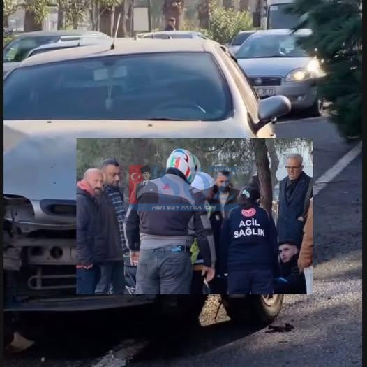 FATSA’DA KAZA : KONTROLDEN ÇIKAN OTOMOBİL AĞACA ÇARPTI, 1 YARALI