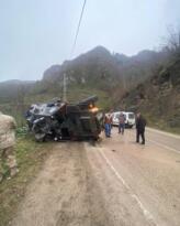 KABATAŞ-FATSA YOLUNDA KAZA: CAN KAYBI VE YARALANMA YOK