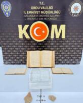 KORGAN’DA TARİHİ ESER KAÇAKÇILIĞINA DARBE