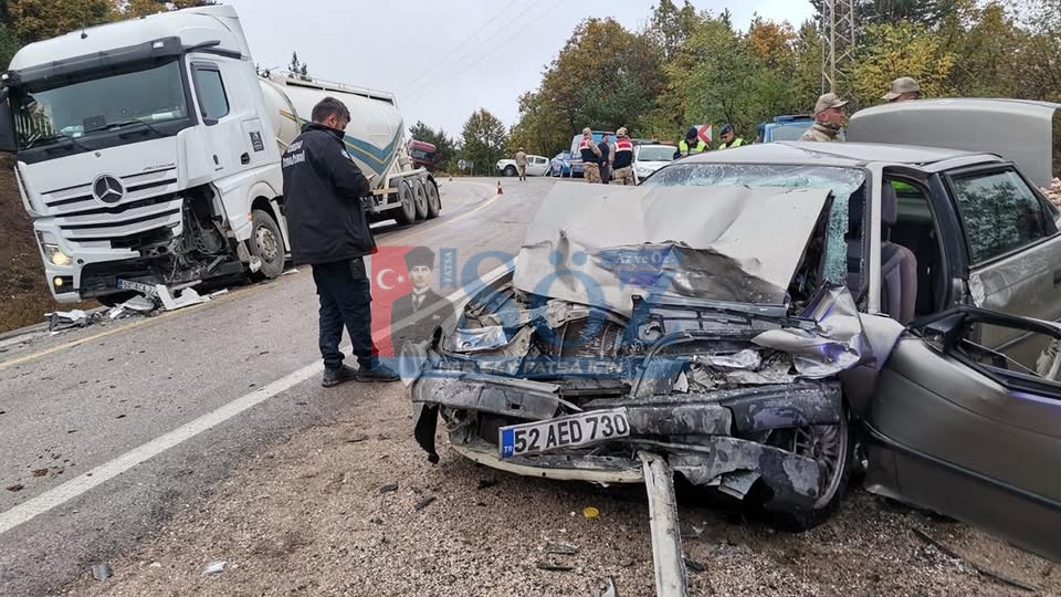 ORDU’DA BİR HAFTADA 40 YARALAMALI TRAFİK KAZASI: 54 KİŞİ YARALANDI