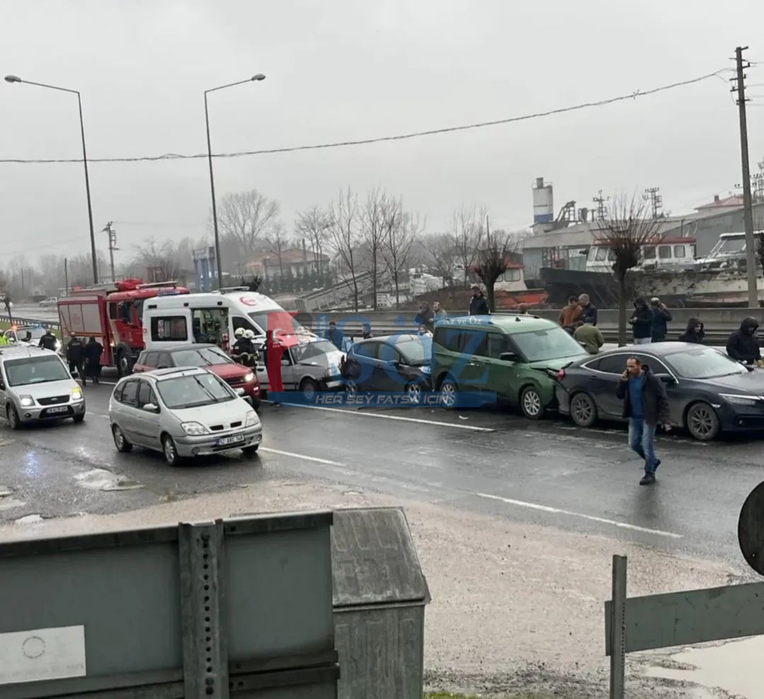 FATSA -ÜNYE KARAYOLUNDA TRAFİK KAZASI