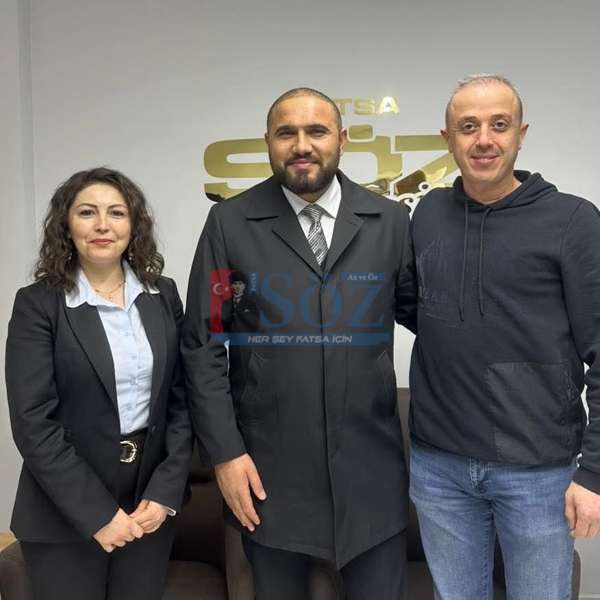 ERD DEMİR ÇELİK’TEN FATSA SÖZ GAZETEMİZE NEZAKET ZİYARETİ