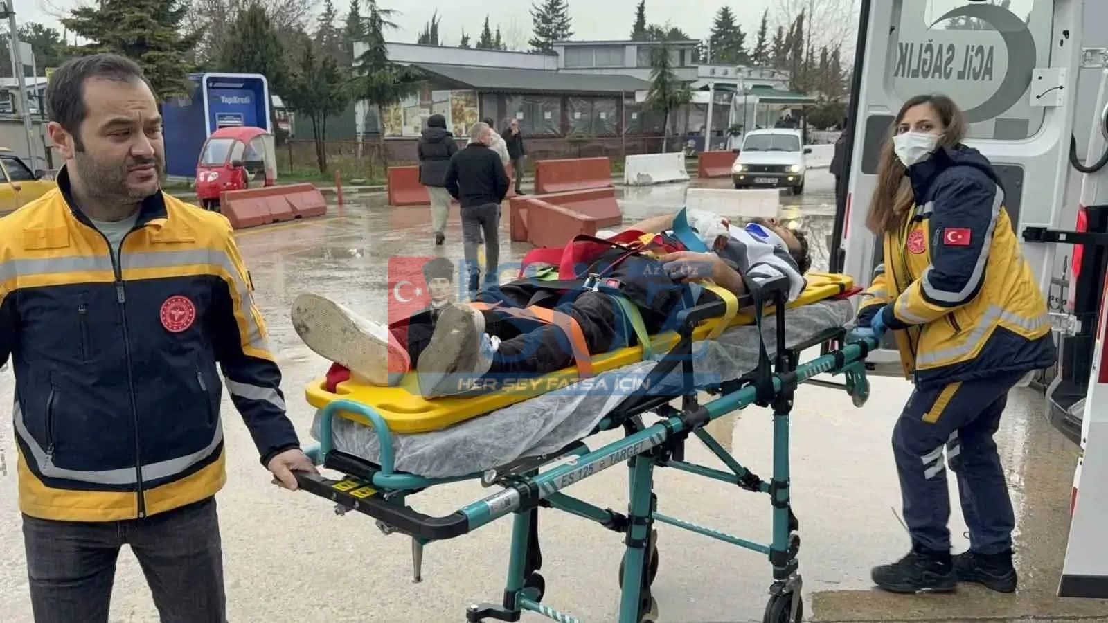 SAMSUN’DA KAZA :BABASINI HASTANEYE GÖTÜRÜRKEN YARALANDI