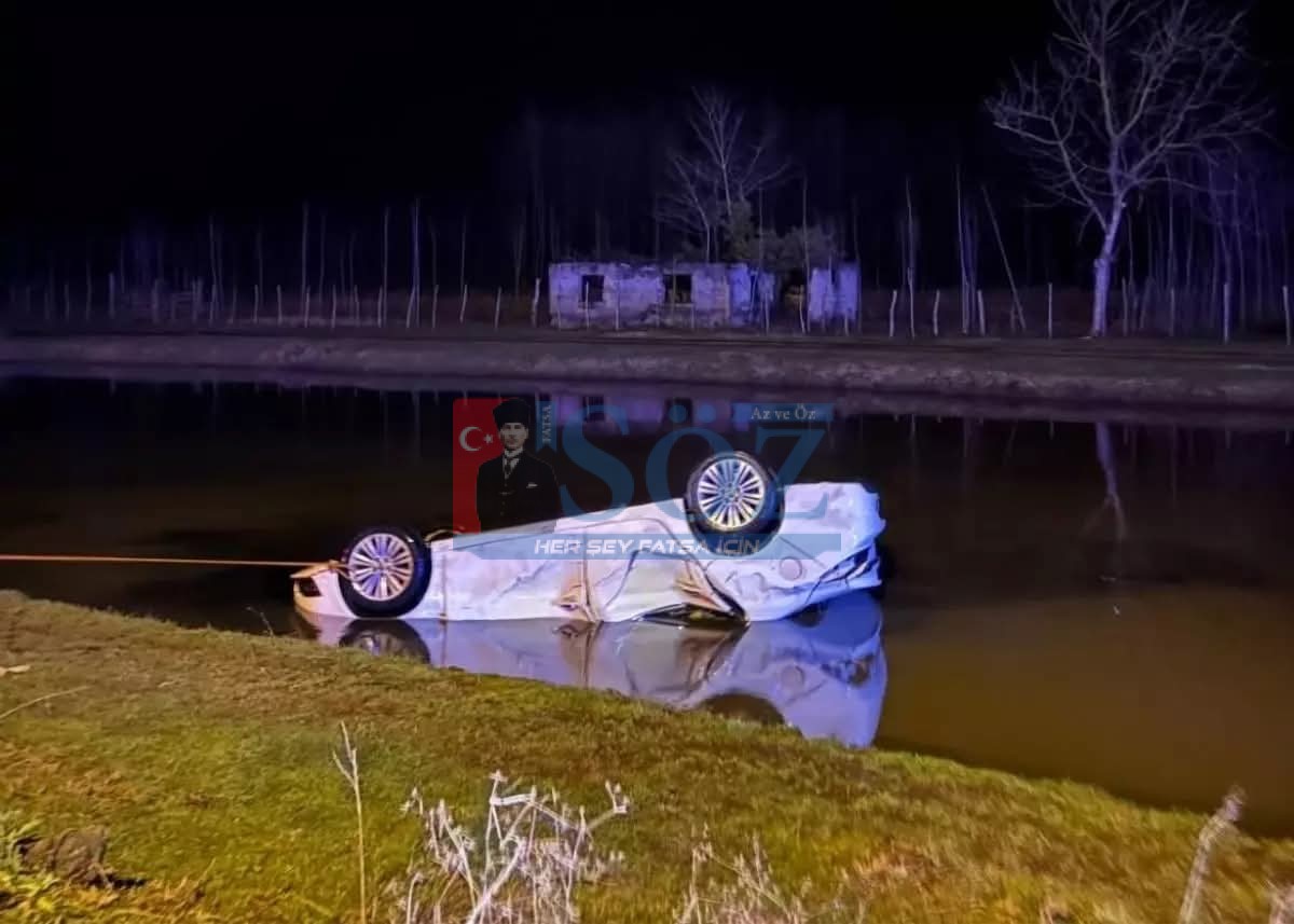 TERME’DE FECİ KAZA :1 ÖLÜ ,1 YARALI