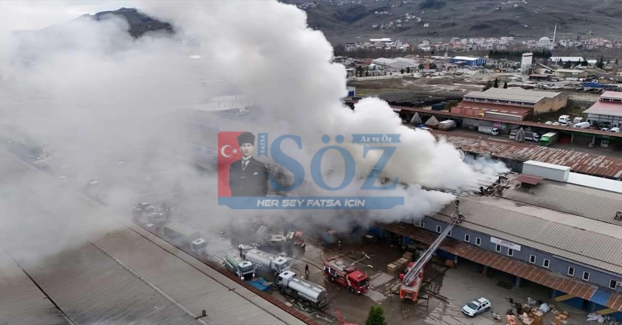 ALTINORDU’DA TOPTANCILAR SİTESİ’NDE BÜYÜK YANGIN