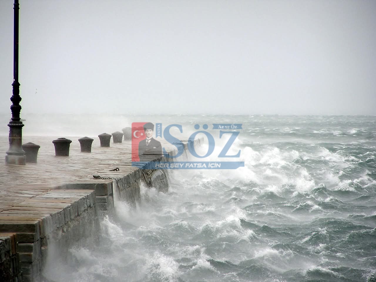 ORDU VE ÇEVRESİ İÇİN KUVVETLİ RÜZGAR VE FIRTINA UYARISI