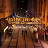 FATSA RAMAZAN IŞIKLARIYLA AYDINLANDI