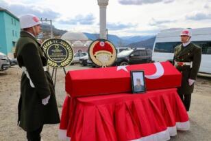 KORE GAZİSİ ÇALIŞKAN SON YOLCULUĞUNA UĞURLANDI