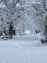 Korgan Çayırkent’te Kar Manzarası Büyüledi