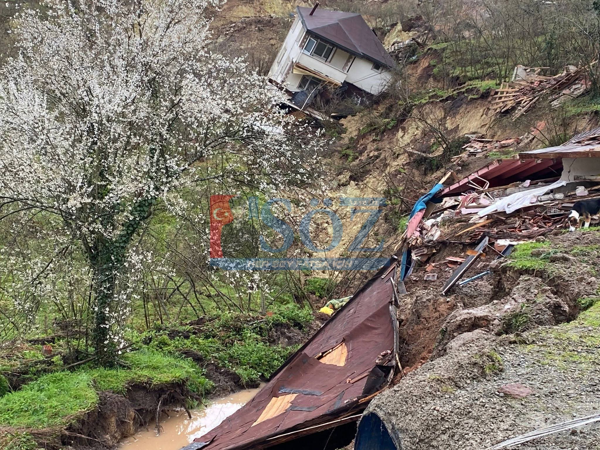 FATSA İSLAMDAĞ MAHALLESİ’NDE HEYELAN