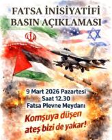 Fatsa’da Savaşa Karşı Basın Açıklaması Yapılacak