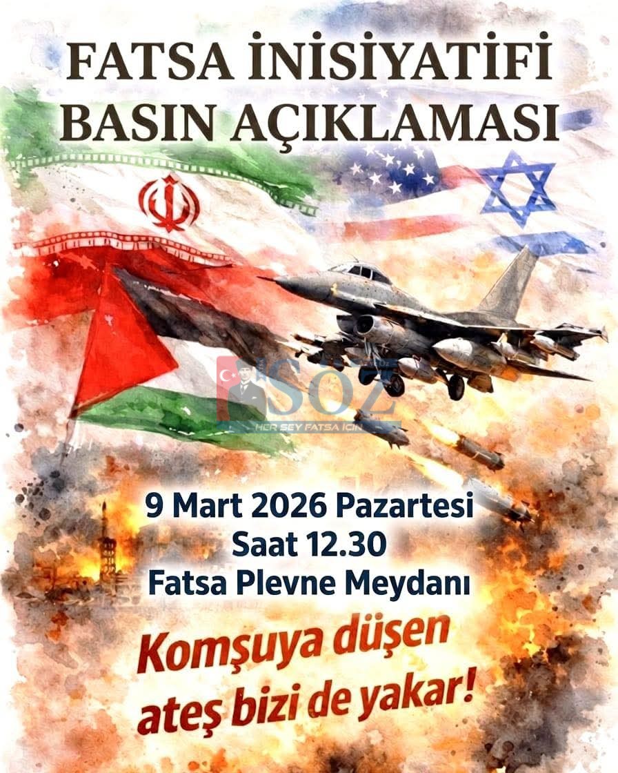 Fatsa’da Savaşa Karşı Basın Açıklaması Yapılacak