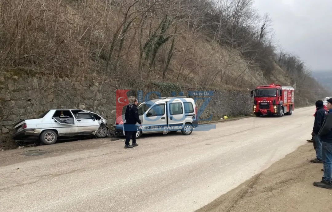 KUMRU-FATSA YOLU YİNE KAZA HABERİYLE GÜNDEMDE