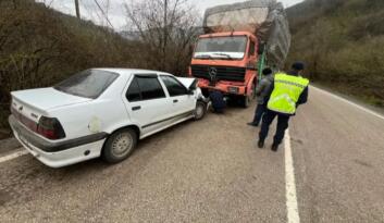Fatsa-Kumru-Korgan Yolunda bir kaza daha !