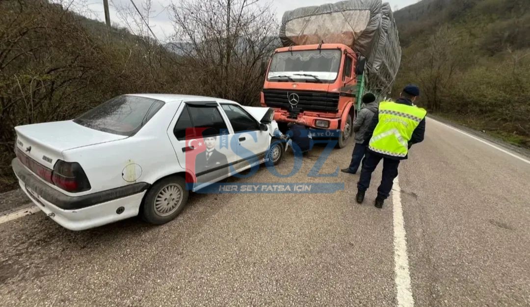 Fatsa-Kumru-Korgan Yolunda bir kaza daha !