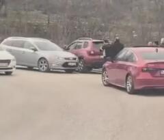 Aybastı’da İki Otomobil Çarpıştı