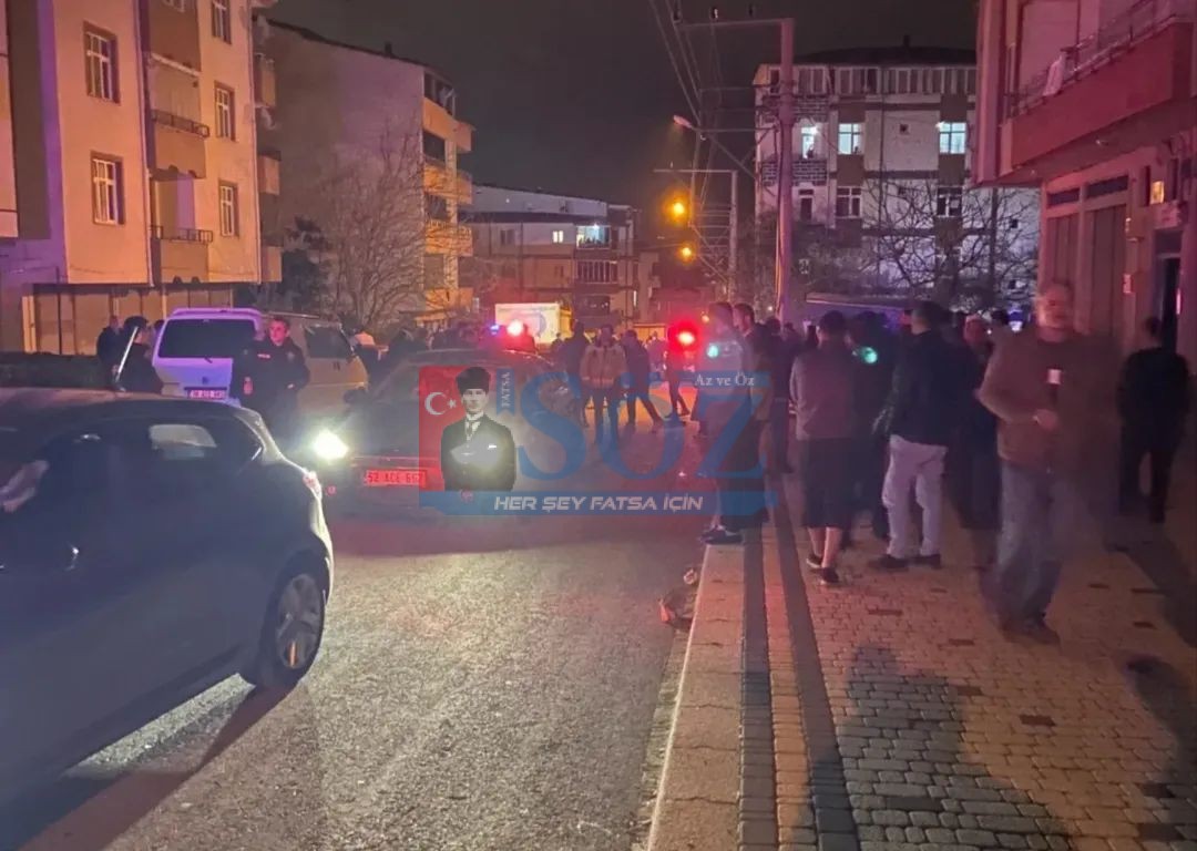 Ünye’de Geceyi Kana Bulayan Kavga: 1 Ağır Yaralı.