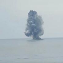 Ünye’de Kıyıya Vuran İnsansız Deniz Aracı İmha Edildi