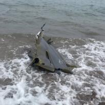 Ünye’de Patlatılan İDA’nın Parçaları Sahile Vurdu