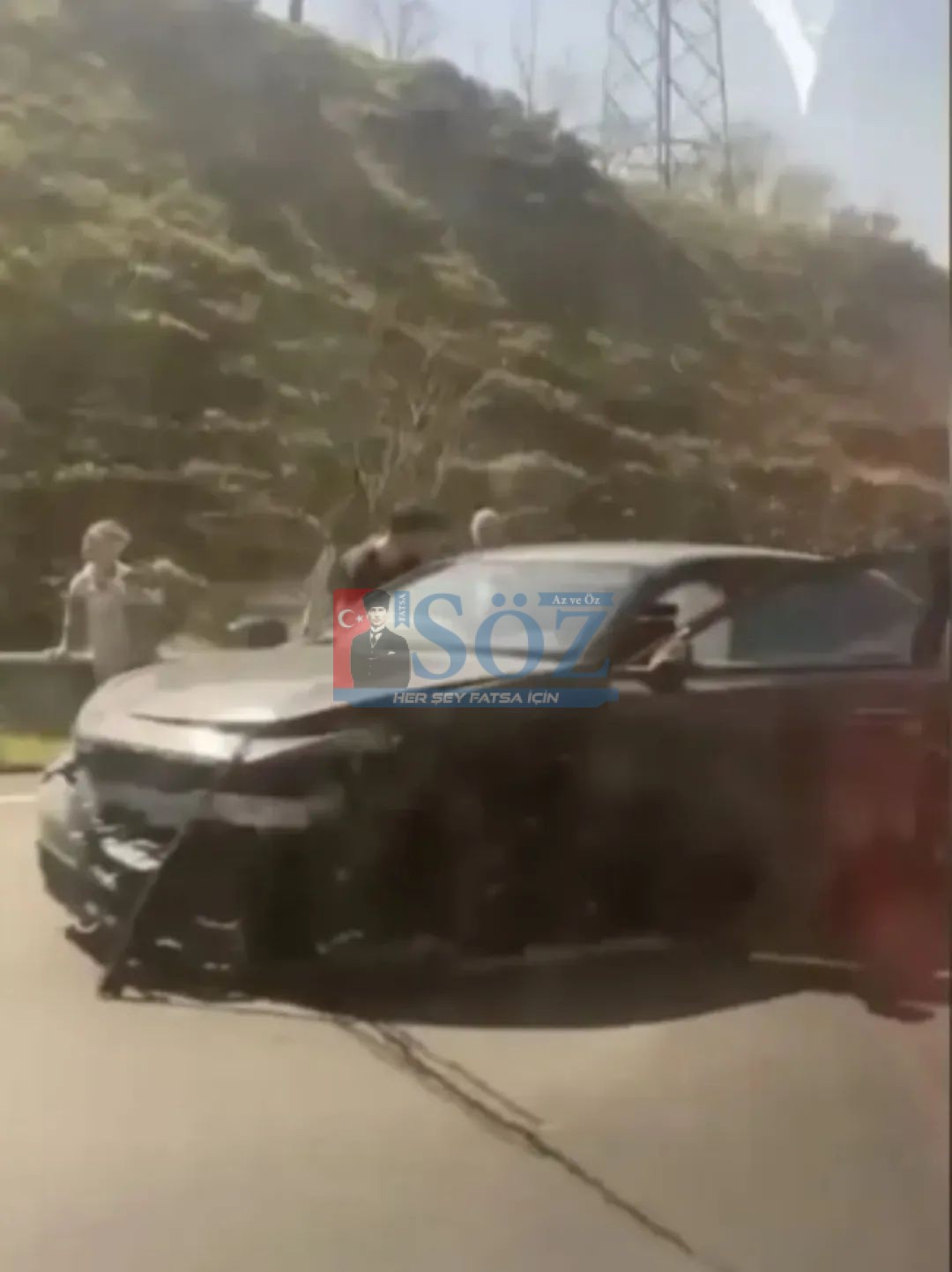 FATSA ORDU KARAYOLUNDA ZİNCİRLEME KAZA