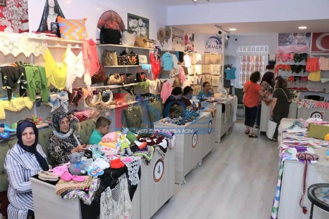 ORDULU KADINLAR, EL EMEĞİ ÇARŞILARI İLE GÜÇLENİYOR 