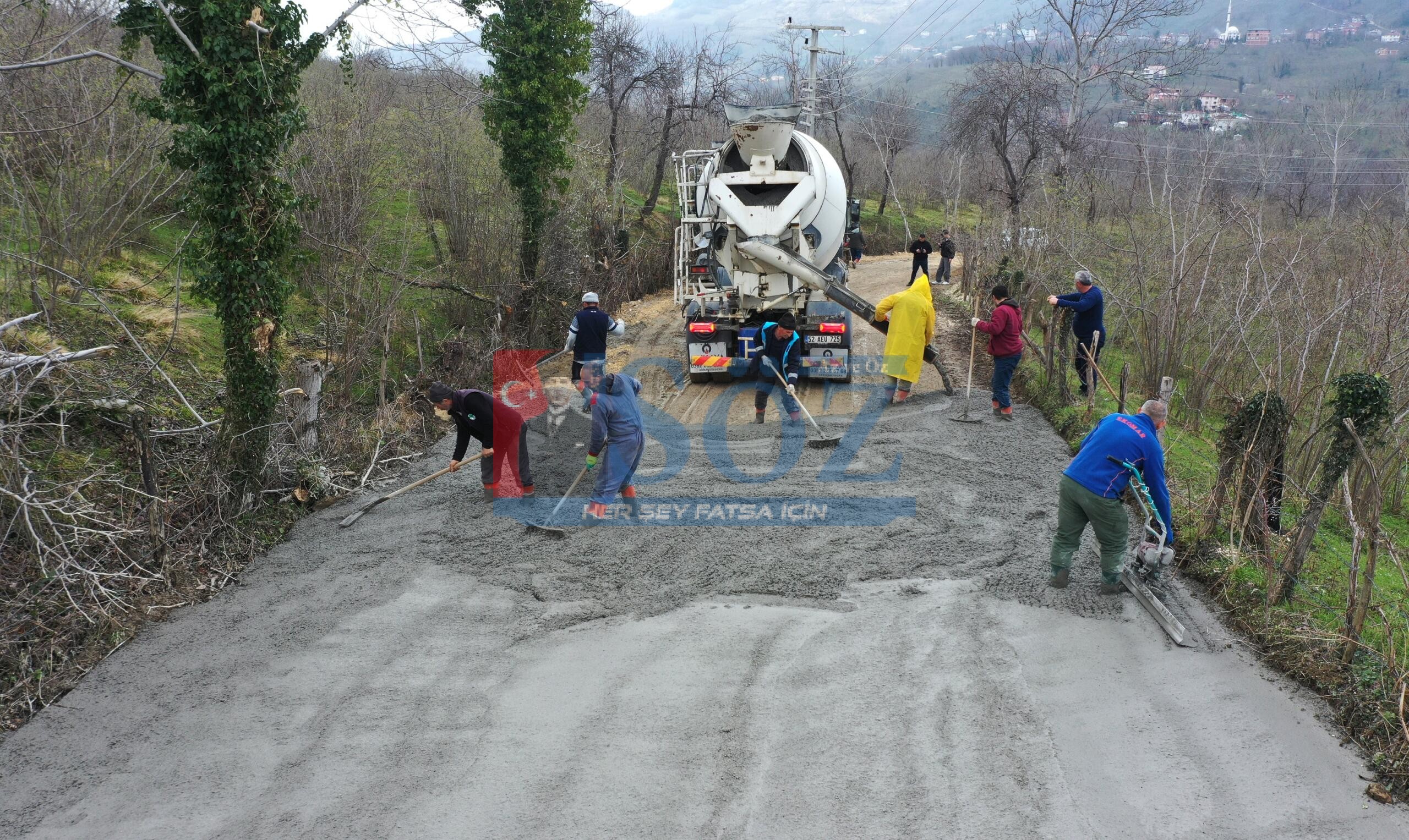 KUMRU’DA YOL SEFERBERLİĞİ AĞCAALANTÜRK- ESENCE YOLU MODERNLEŞİYOR