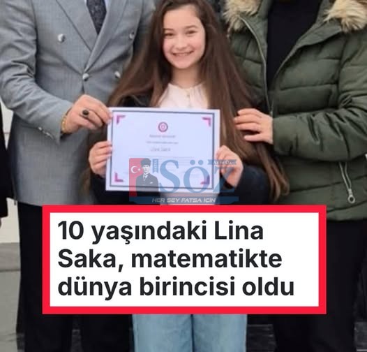 Trabzonlu Lina Saka Dünya Birincisi Oldu